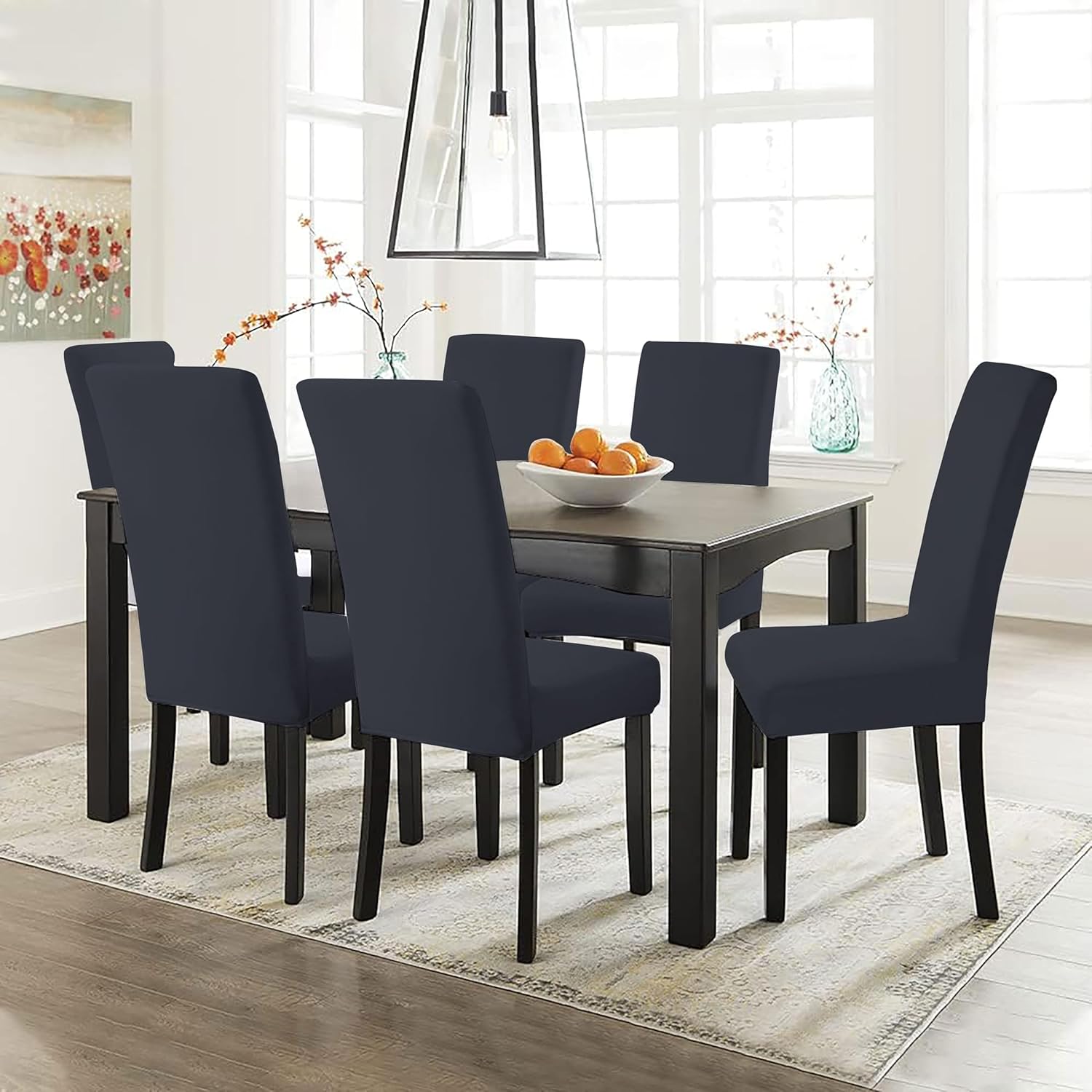 HOTKEI | Grey Dining chair cover on livebetterindia.com