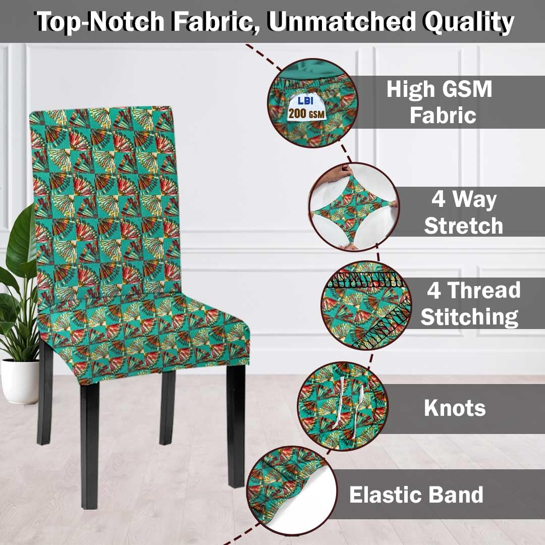 HOTKEI | 4 way stretchable dining chair covers on livebetterindia.com