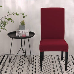 Hotkei | Set of 1 polyester blend stretchable chair cover on livebetterindia.com