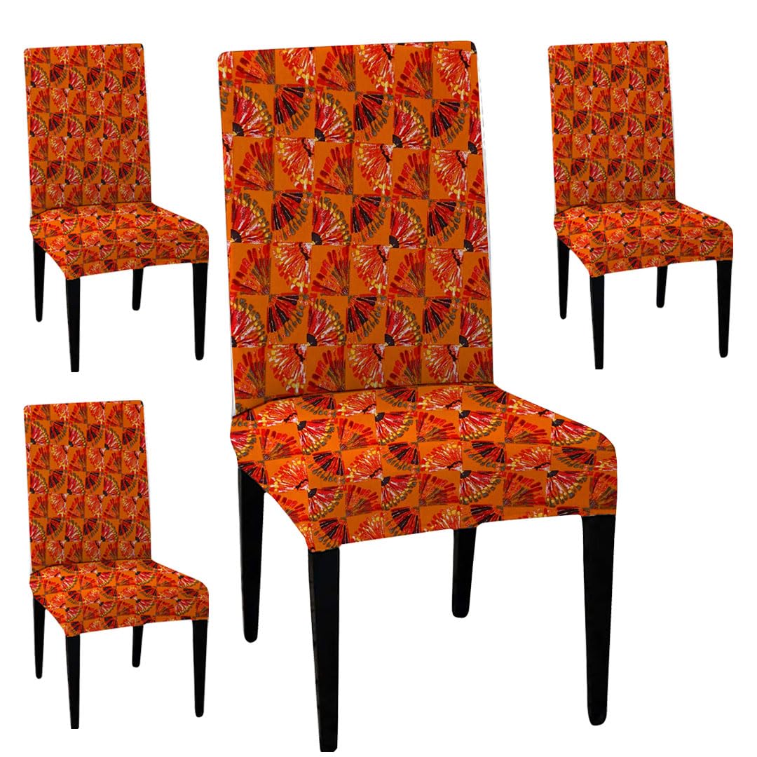 HOTKEI Pack of 4 cushion protector for dining chair on livebetterindia.com