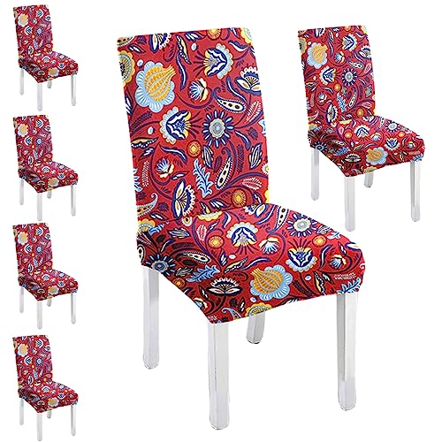 Hotkei | dining chair cover Pack of 6 on livebetterindia