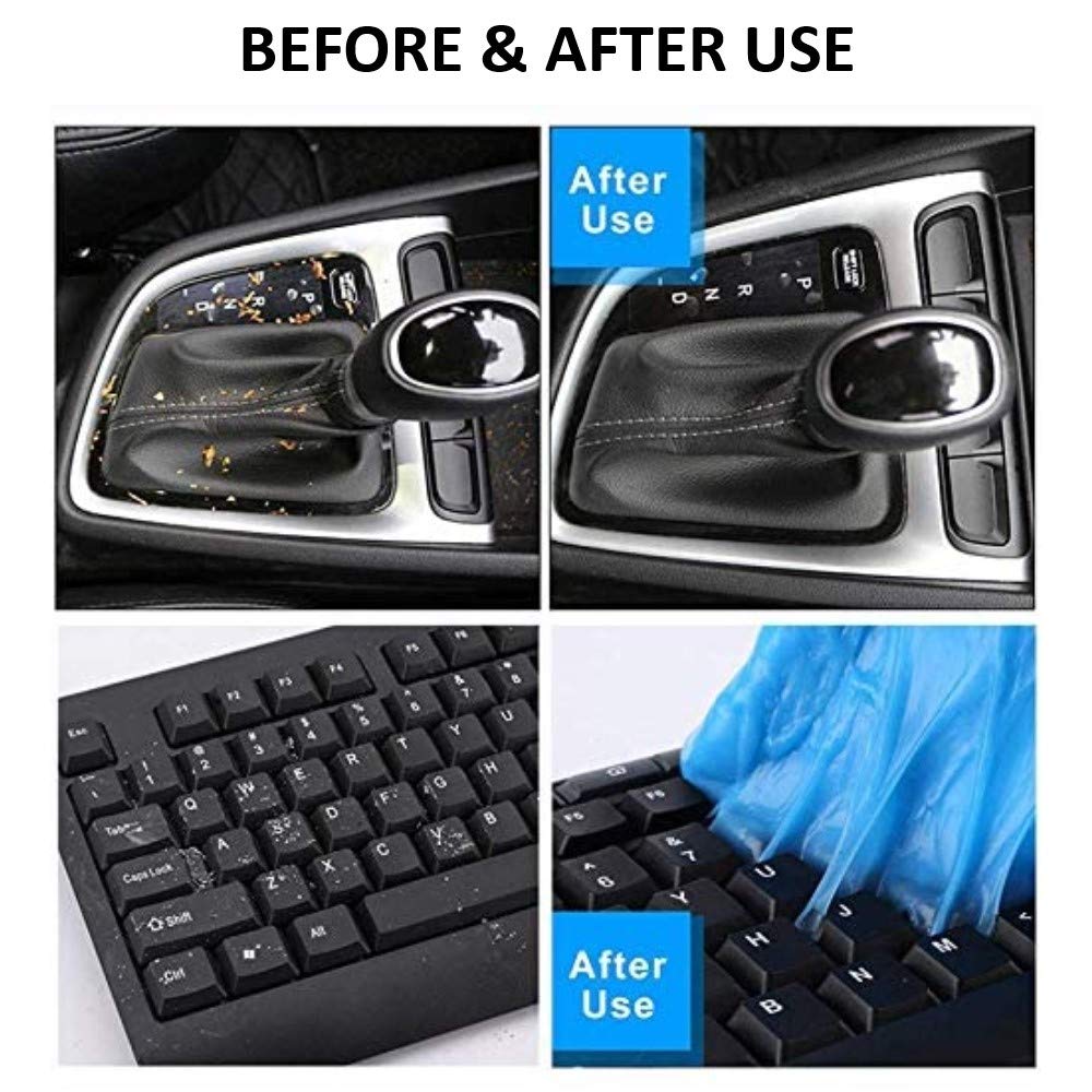 Hotkei | Before and after of Slime using in car and keyboard on livebetterindia.com