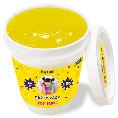 Hotkei | Yellow scented slime gel for kids and adults on livebetterindia.com 