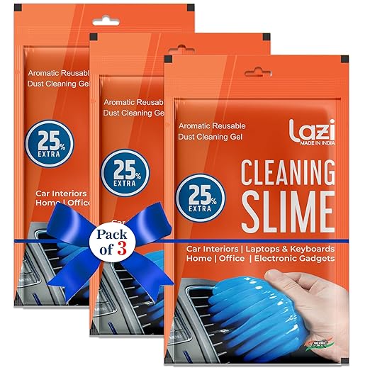 LAZI | Set of 3 dust cleaning gel on livebetterindia.com