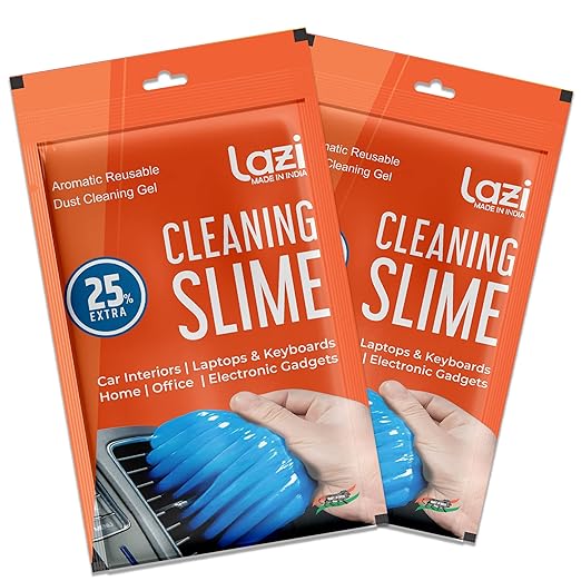 LAZI | Set of 2 Car interior gel cleaning gel on livebetterindia.com