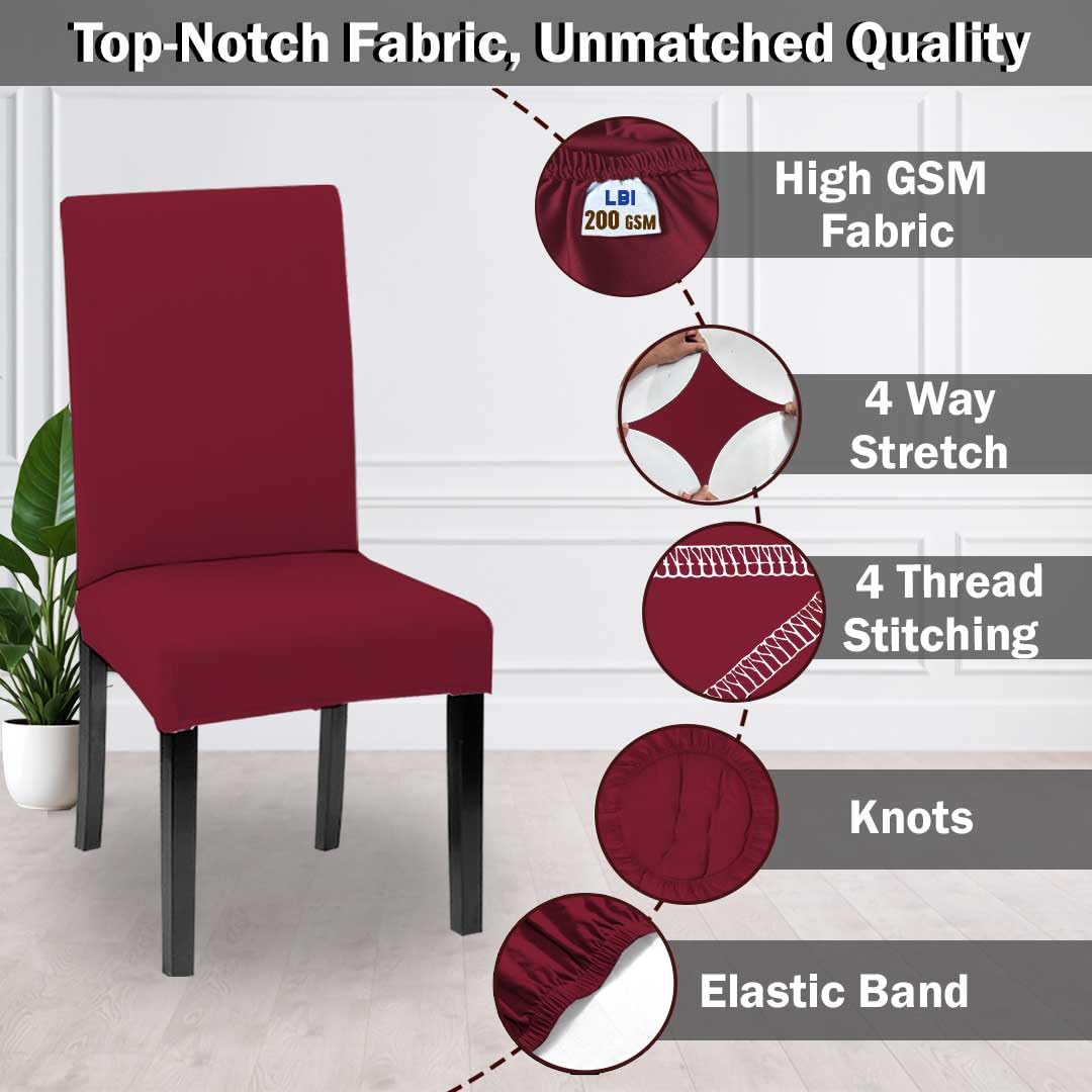 LAZI | dining chair cushion cover replacement on livebetterindia.com