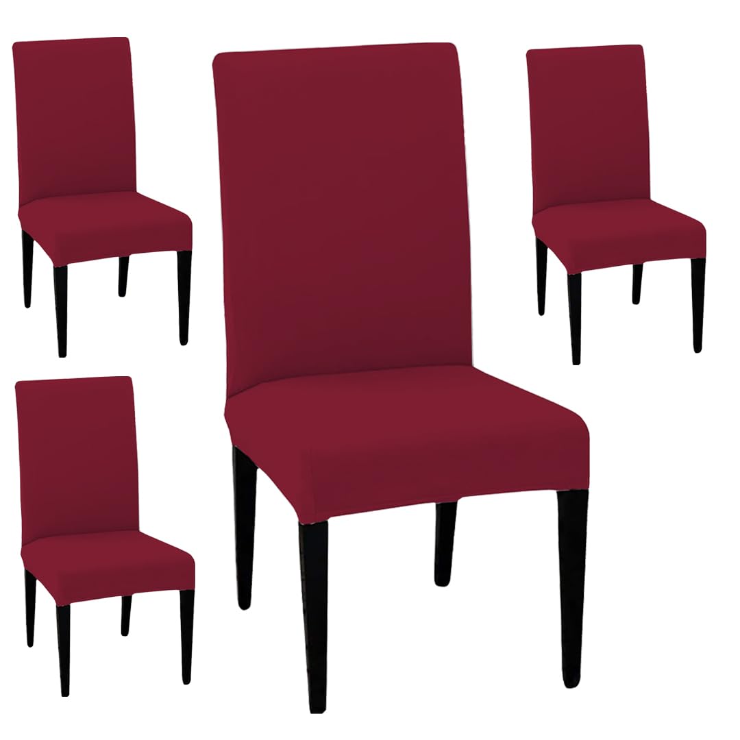 Hotkei | Pack of 4 polyester chair seat protector on livebetterindia.com