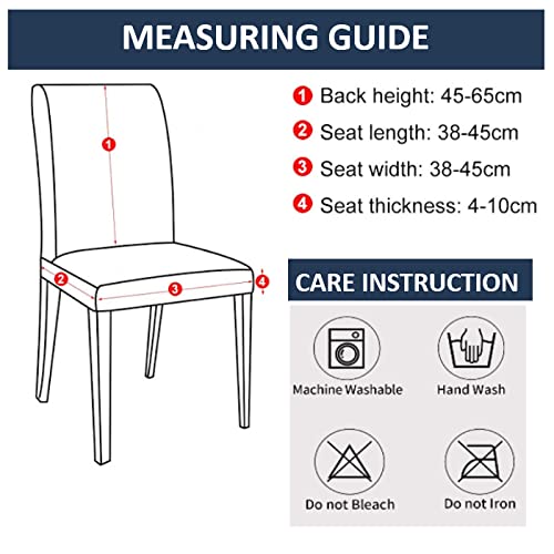 Hotkei | measuring guide to select dining chair cover on livebetterindia.com