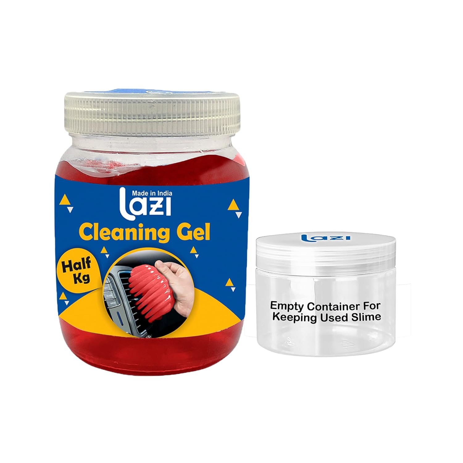LAZI | 500 gm Red Rose scented  reusable dust cleaning Slime on livebetterindia.com