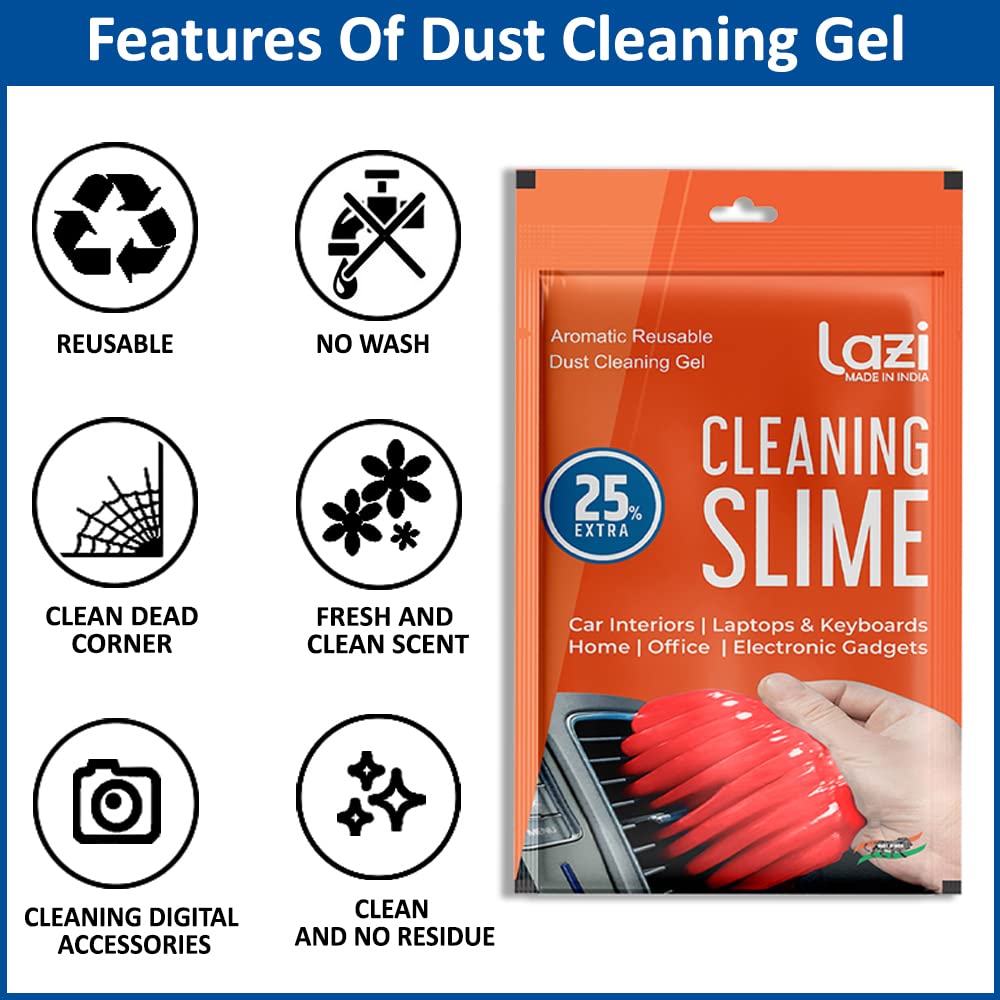 LAZI | Red Dust cleaning Slime features on livebetterindia.com