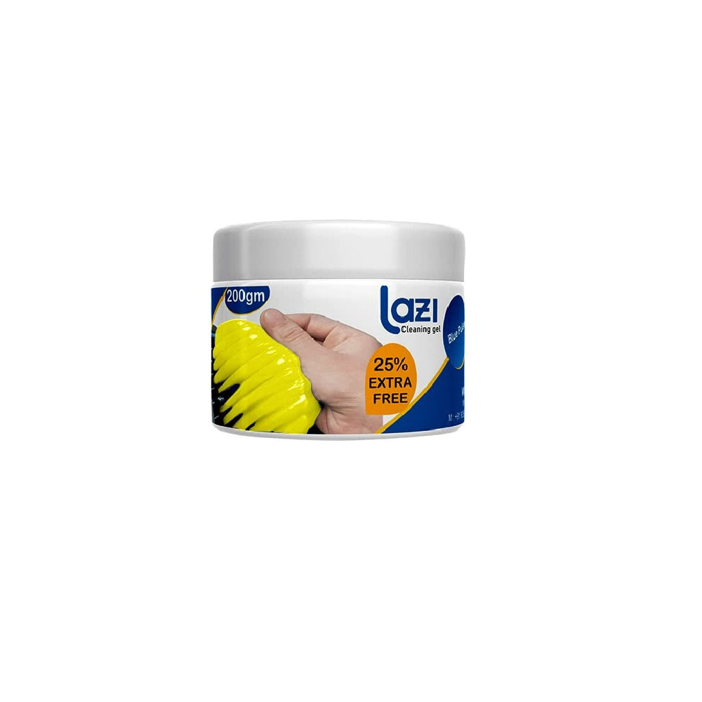 LAZI | 200gm Yellow Lemon scented Slime for cleaning on livebetterindia.com