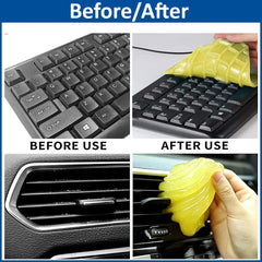 LAZI | 200 gm Yellow Slime for keyboard cleaning on livebetterindia.com