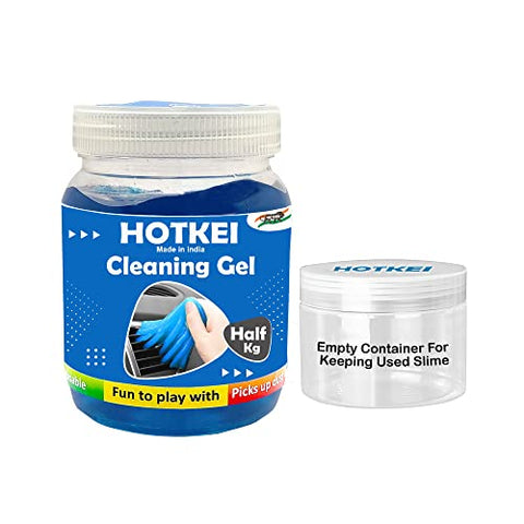 HOTKEI | 500gm Cleaning Gel with empty container on livebetterindia.com 