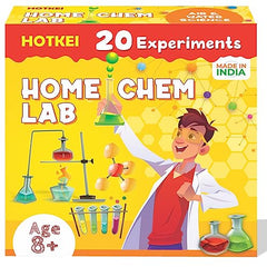HOTKEI | 20 experiment home chem lab kit for kids with manual on livebetterindia.com